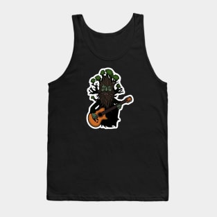 Ent Rocker - A bearded ent playing guitar - Fantasy Tank Top